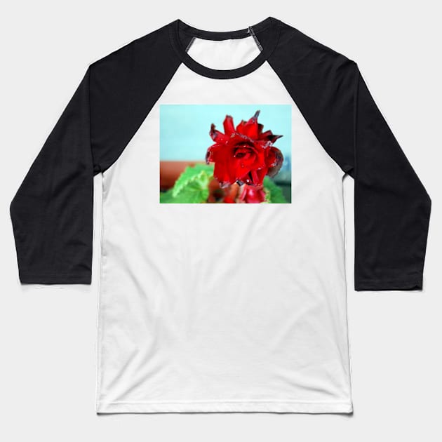 Flower Baseball T-Shirt by princess-pirate